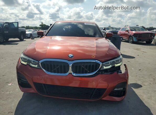 3MW5R1J0XM8B52425 2021 BMW 3 SERIES Orange წინა ხედი