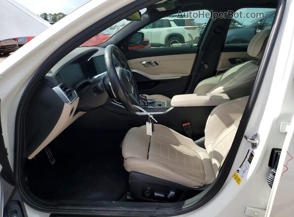 3MW5R1J0XM8B76448 2021 BMW 3 SERIES Белый Вид салона спереди