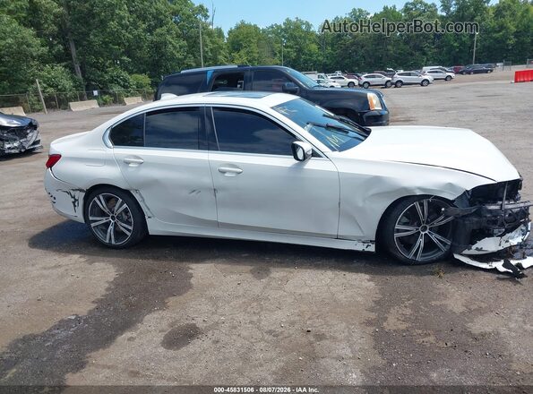 3MW5R7J00M8B49665 2021 BMW 3 SERIES White უკანა სალონის ხედი