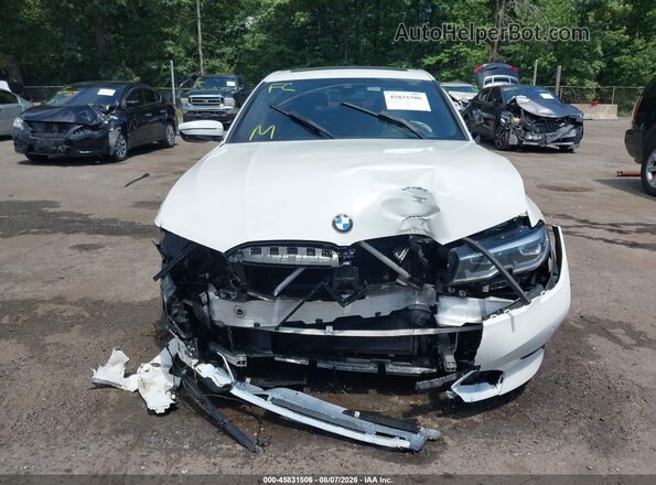 3MW5R7J00M8B49665 2021 BMW 3 SERIES White ხელსაწყოთა პანელის ხედი