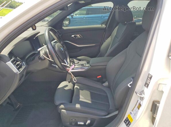 3MW5R7J00M8B51156 2021 BMW 3 SERIES Белый Вид салона спереди