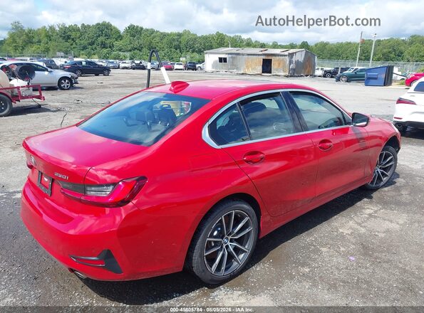 3MW5R7J00N8C65708 2022 BMW 3 SERIES Red Задня права чверть