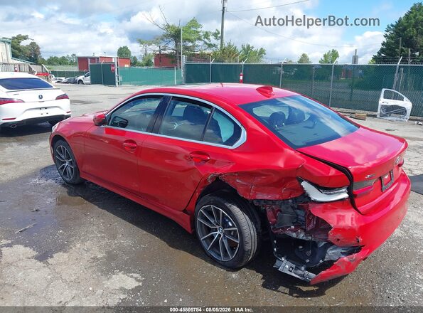 3MW5R7J00N8C65708 2022 BMW 3 SERIES Red Задня ліва чверть