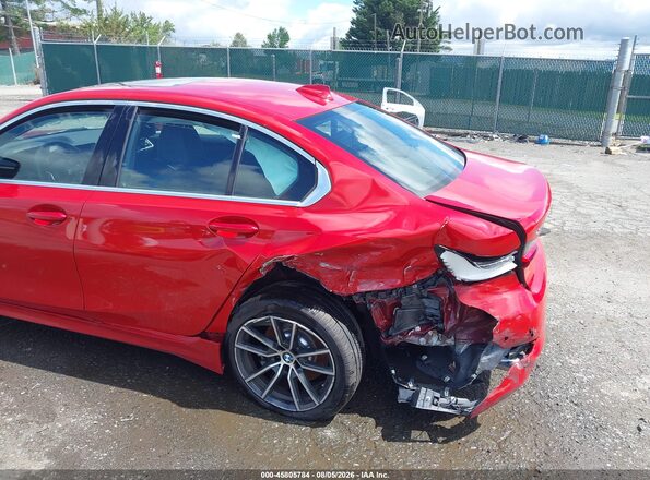 3MW5R7J00N8C65708 2022 BMW 3 SERIES Red Вид спереду