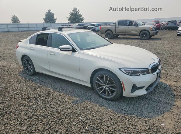 3MW5R7J01L8B06354 2020 BMW 3 SERIES White Delantero derecho