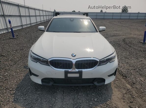 3MW5R7J01L8B06354 2020 BMW 3 SERIES White Vista de la etiqueta del VIN