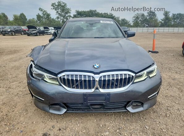3MW5R7J01L8B26894 2020 BMW 3 SERIES Gray Вид спереду
