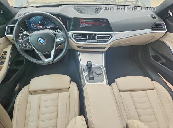 3MW5R7J01L8B26894 2020 BMW 3 SERIES Gray Вид панелі приладів