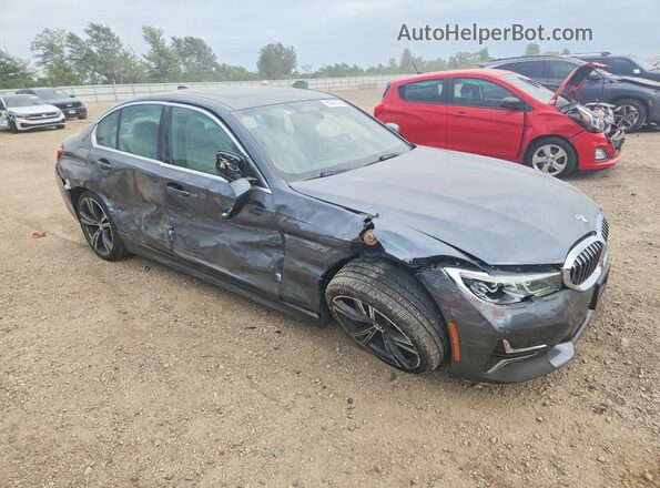 3MW5R7J01L8B26894 2020 BMW 3 SERIES Gray Передня права чверть