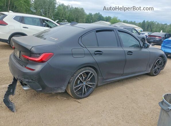 3MW5R7J02L8B10963 2020 BMW 3 SERIES Черный Задняя правая четверть