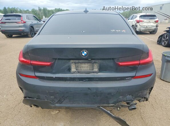 3MW5R7J02L8B10963 2020 BMW 3 SERIES Черный Вид сзади