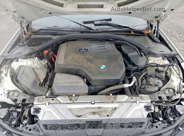 3MW5R7J03L8B45494 2020 BMW 3 SERIES White Widok wnętrza z tyłu