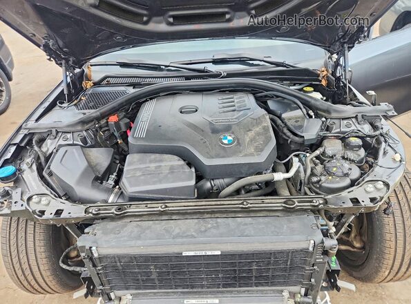 3MW5R7J03M8B53385 2021 BMW 3 SERIES Gray უკანა სალონის ხედი