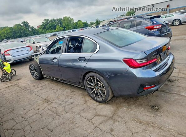 3MW5R7J03M8B53385 2021 BMW 3 SERIES Gray უკანა მარცხენა