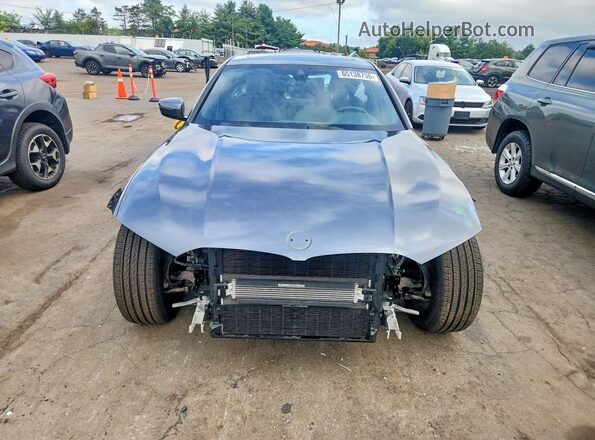 3MW5R7J03M8B53385 2021 BMW 3 SERIES Gray წინა ხედი