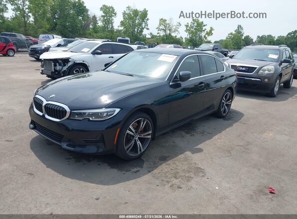 3MW5R7J03M8B90596 2021 BMW 3 SERIES Black Przód lewy