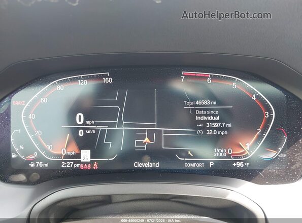 3MW5R7J03M8B90596 2021 BMW 3 SERIES Black Widok tylnych siedzeń