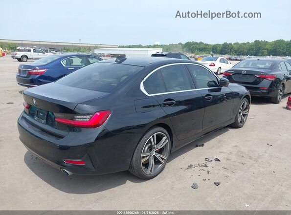 3MW5R7J03M8B90596 2021 BMW 3 SERIES Black Tył prawy