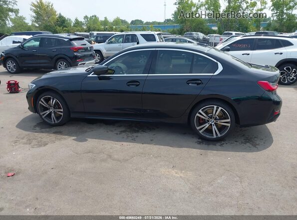 3MW5R7J03M8B90596 2021 BMW 3 SERIES Black Widok wnętrza 360 stopni