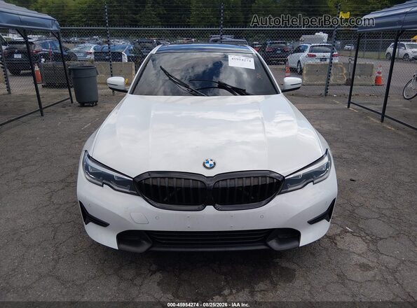 3MW5R7J03M8B92607 2021 BMW 3 SERIES White Widok deski rozdzielczej