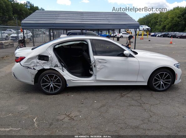 3MW5R7J03M8B92607 2021 BMW 3 SERIES White Widok zestawu wskaźników