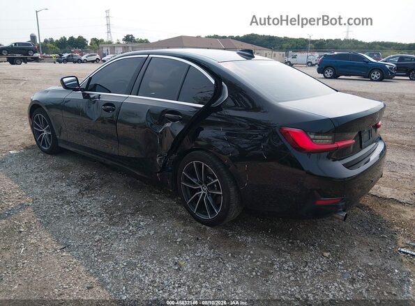 3MW5R7J04L8B24668 2020 BMW 3 SERIES Черный Задняя левая четверть