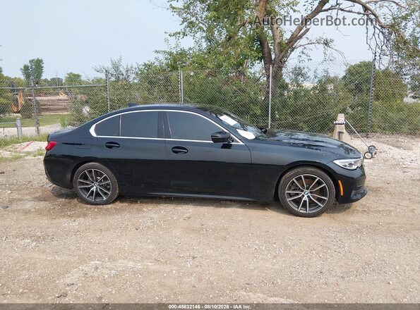 3MW5R7J04L8B24668 2020 BMW 3 SERIES Черный Вид задней части салона