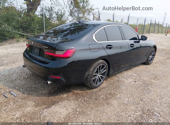 3MW5R7J04L8B24668 2020 BMW 3 SERIES Черный Задняя правая четверть