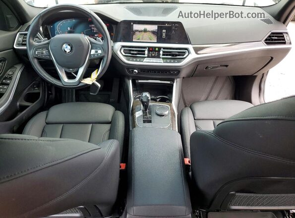 3MW5R7J04L8B35850 2020 BMW 3 SERIES White Vista del salpicadero