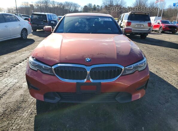 3MW5R7J04L8B45942 2020 BMW 3 SERIES Красный Вид спереди