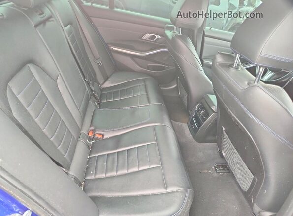 3MW5R7J04M8B72656 2021 BMW 3 SERIES Синий Вид задних сидений
