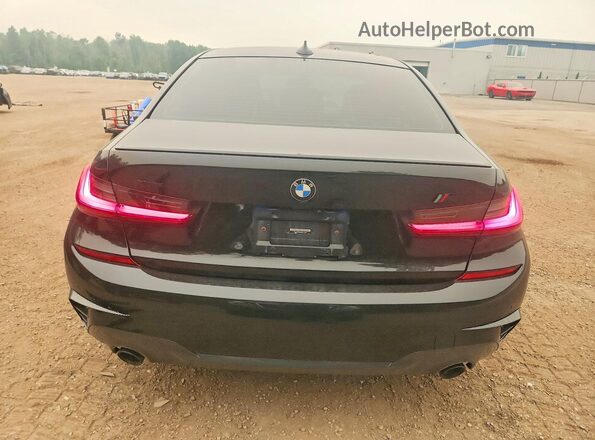 3MW5R7J04M8C15540 2021 BMW 3 SERIES Black Вид ззаду