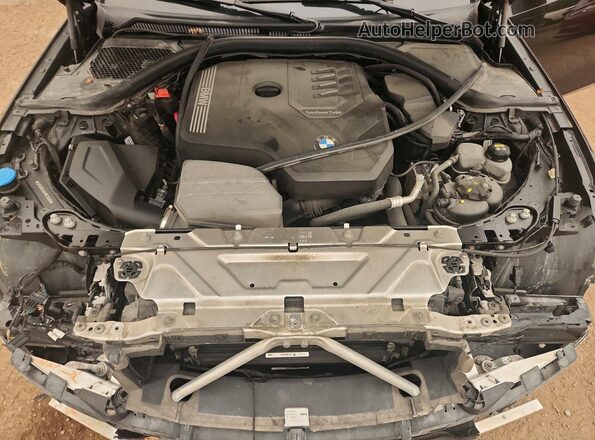 3MW5R7J04M8C15540 2021 BMW 3 SERIES Black Вид задньої частини салону