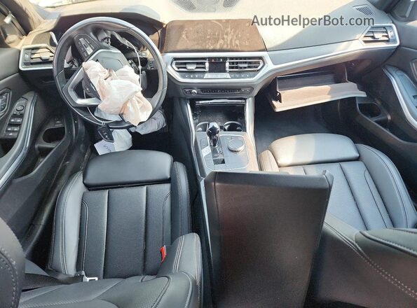 3MW5R7J04N8C54811 2022 BMW 3 SERIES White Առջևի վահանակի տեսք