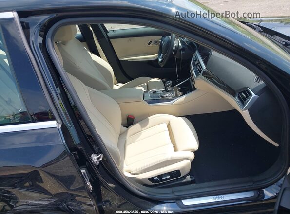3MW5R7J05L8B07863 2020 BMW 3 SERIES Black Սալոնի դիմացի տեսք