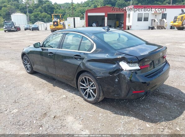 3MW5R7J05L8B07863 2020 BMW 3 SERIES Black Հետևի ձախ