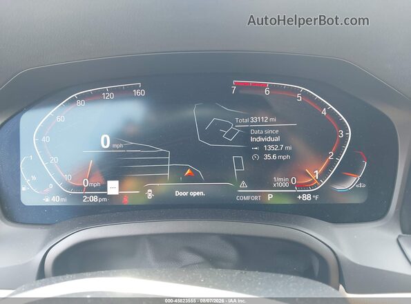 3MW5R7J05L8B07863 2020 BMW 3 SERIES Black Հետևի նստատեղերի տեսք