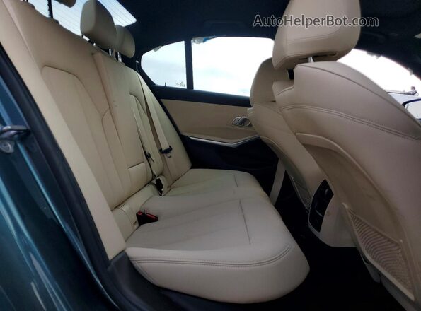 3MW5R7J05M8B96027 2021 BMW 3 SERIES Teal Հետևի նստատեղերի տեսք