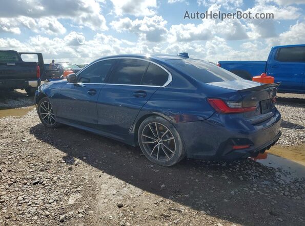 3MW5R7J06M8B73193 2021 BMW 3 SERIES Blue Rear left