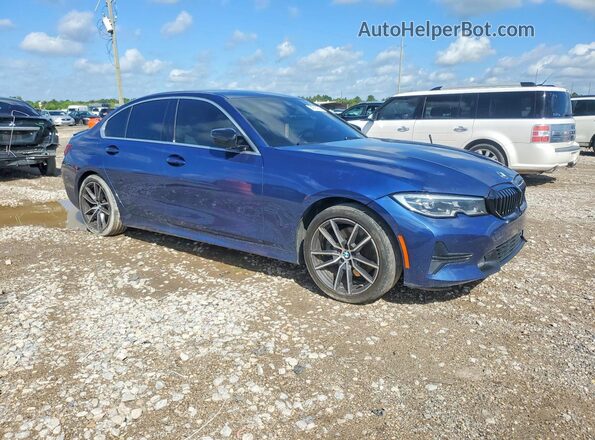 3MW5R7J06M8B73193 2021 BMW 3 SERIES Blue Front right
