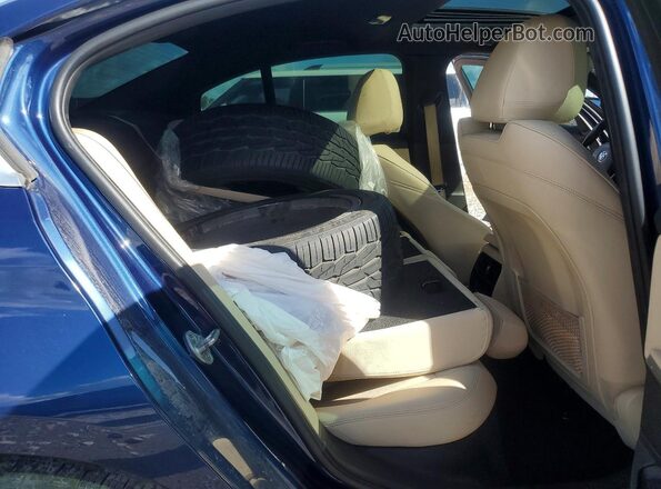3MW5R7J06M8B73193 2021 BMW 3 SERIES Blue Rear seats view