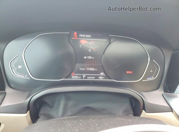 3MW5R7J06M8B73193 2021 BMW 3 SERIES Blue Instrument cluster view