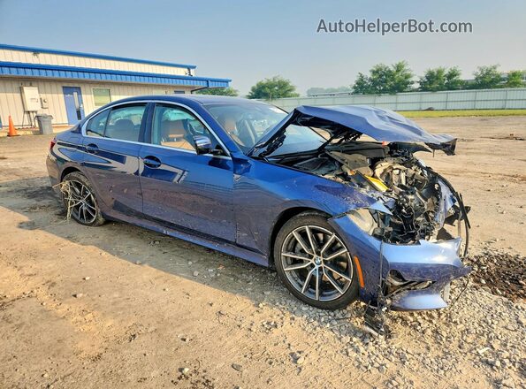 3MW5R7J06M8B96036 2021 BMW 3 SERIES Blue Առջևի աջ