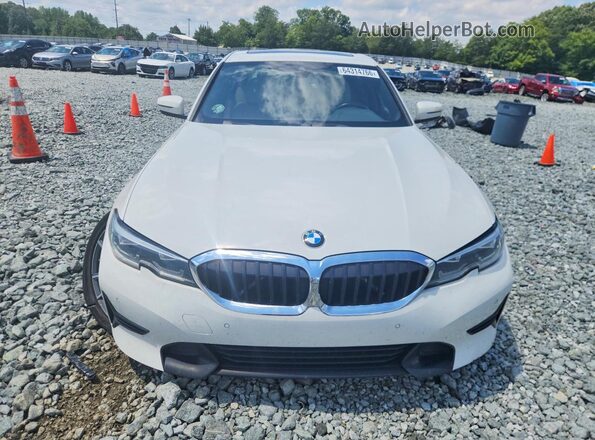 3MW5R7J07M8B49582 2021 BMW 3 SERIES White Widok z przodu
