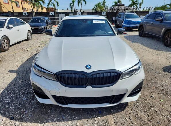 3MW5R7J07M8C00921 2021 BMW 3 SERIES White Դիմացի տեսք