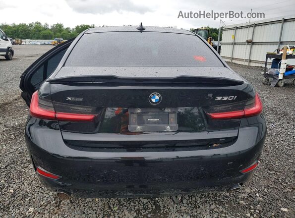 3MW5R7J07M8C05973 2021 BMW 3 SERIES Black Widok z tyłu