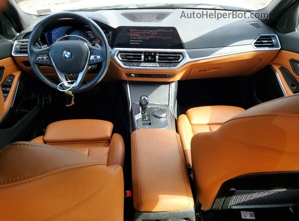 3MW5R7J0XM8B79675 2021 BMW 3 SERIES White Вид панелі приладів