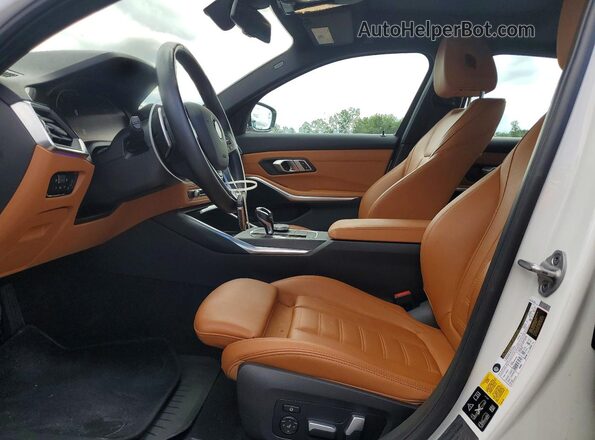 3MW5R7J0XM8B79675 2021 BMW 3 SERIES White Вид салону спереду
