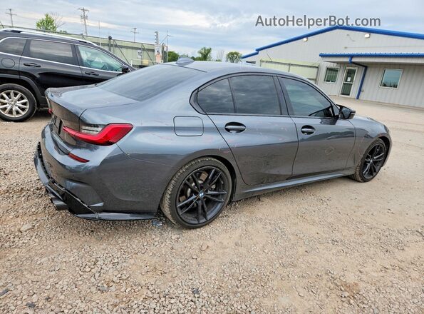 3MW5R7J0XM8B82138 2021 BMW 3 SERIES Gray Trasero derecho