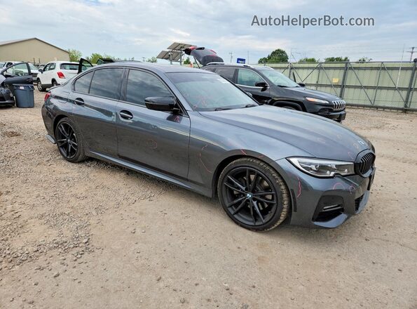 3MW5R7J0XM8B82138 2021 BMW 3 SERIES Gray Delantero derecho